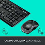 Teclado y Ratón Inalámbricos Logitech Wireless