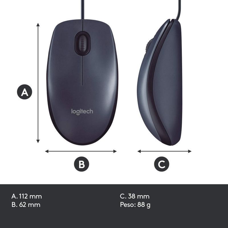 Ratón Logitech B100 OEM