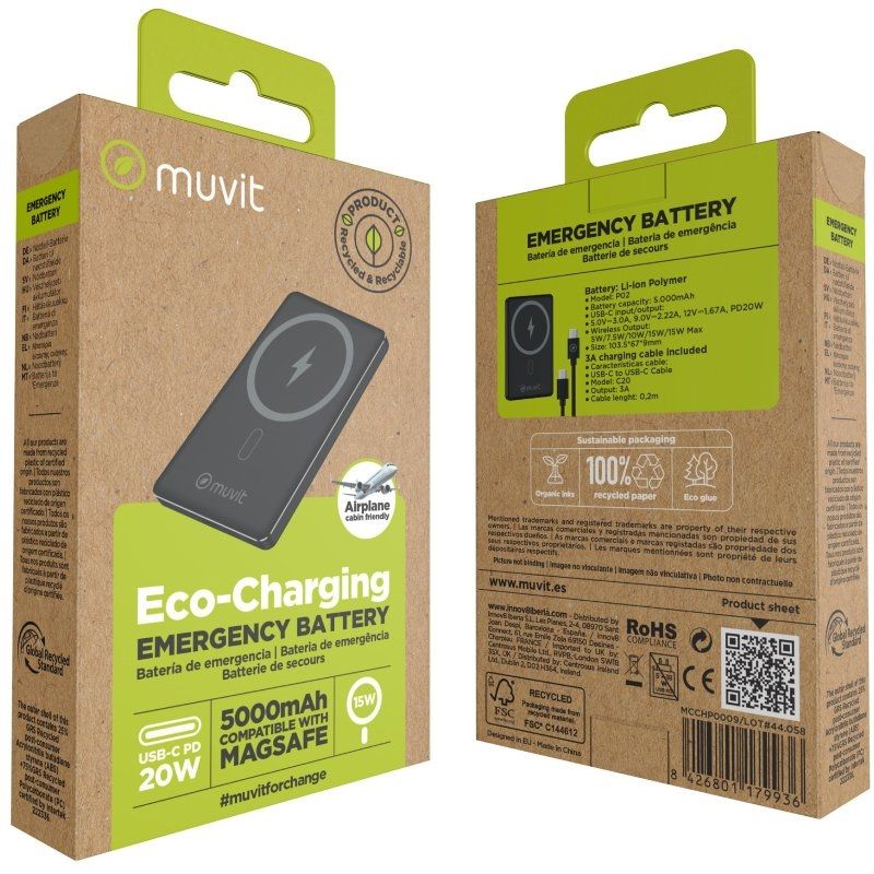 Powerbank Muvit For Change