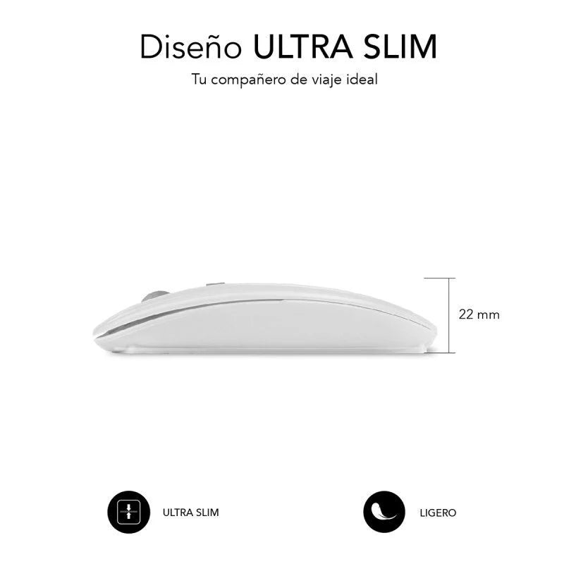 Ratón Inalámbrico Subblim Dual Flat