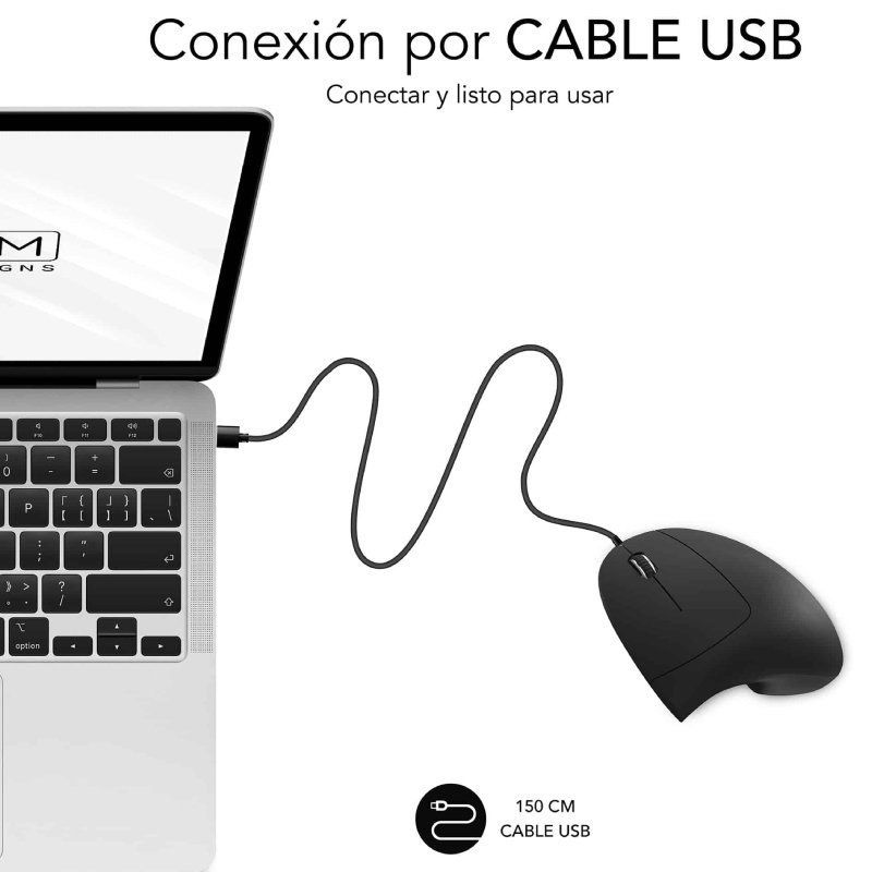 Ratón Vertical Subblim Glide