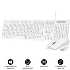 Teclado y Ratón Subblim Business Slim Silencioso