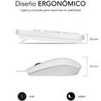 Teclado y Ratón Subblim Business Slim Silencioso