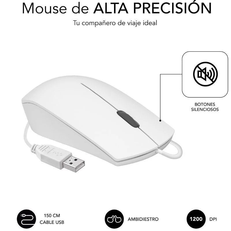 Teclado y Ratón Subblim Business Slim Silencioso