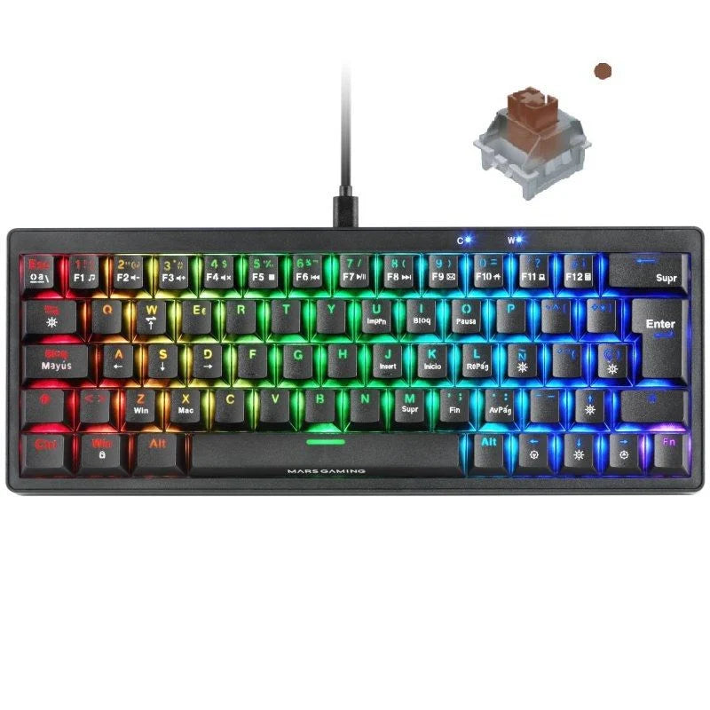 Teclado Mecánico Mars Gaming MKMINIPRO